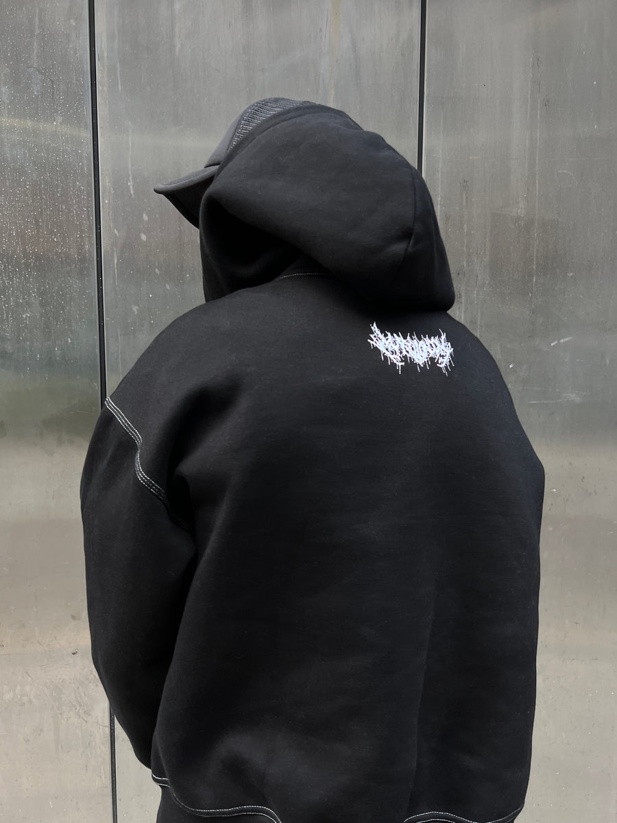 MUNROLONDON™️ CONTRAST ZIP HOODIE